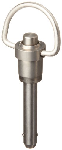 Jergens Stainless Steel 17-4 PH Kwik-Lok Ring Handle Quick-Release Pin, 1/2 Diameter, 2.5 Length (Pack of 1)