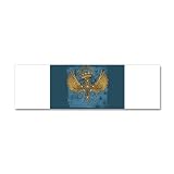 21 x 7 Wall Vinyl Sticker Angel Winged Crown Cross