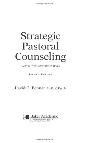 Strategic Pastoral Counseling: A Short-Term Structured Model
