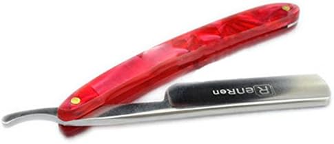 PK® Alloy Straight edge razor shaving single safety hair scales removal replaceable STRAIGHT Vintage BARBER Mens Shaving Throat Style