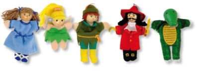 Childrens Toyshop  Toys : Peter Pan Finger Puppets Box Set