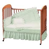 Mint Eyelet Crib Pillow