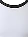 OLLIN1 PREMIUM Mens Classic Short Sleeve Crew Neck Cotton Ringer T Shirt