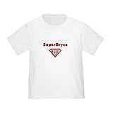 Personalized SuperBryce Bryce Superman Hero Baby Infant Toddler Kids Shirt - Birthday Collection