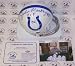 John Mackey Autographed Baltimore Colts Mini Football Helmet with Inscription