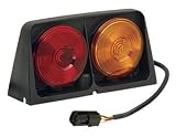 Fulton Dual AG Light with Red/Blank Amber/Amber with Brake Light Function Including Right Hand Square 4 Plug
