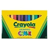 Binney and Smith Crayola(R) Drawing Chalk, Assorted Colors, Box Of 12