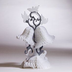 Wedding Bells Tissue Centerpiece
