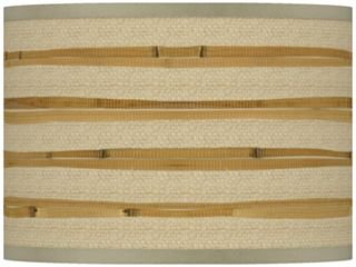Bamboo Wrap Giclee Shade 13.5x13.5x10 (Spider)