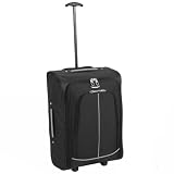 Karabar Super Lightweight Cabin Approved Wheeled Bag (Black/Grey)