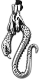 Snake in Hand Pewter Pendant