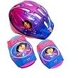 Dora Micro Bicycle Helmet and Protective Pad Value Pack (Toddler)