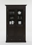 Vitrine Kura, 2trg., T/B/H 43x120x204 cm