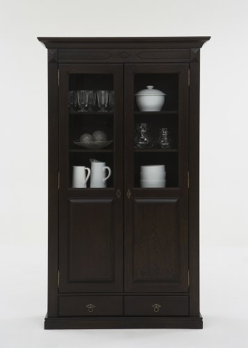 Vitrine Kura, 2trg., T/B/H 43x120x204 cm