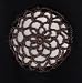 Chocolate Brown Hair Net Crocheted Hair Bun Cover- LARGE
