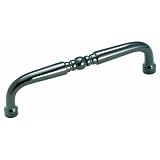 Amerock BP1452-BNB Metal Finishes Pull Ball Center Black Nickel, 4 inch Center to Center