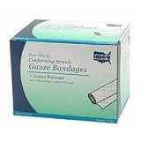 GAUZE ROLL BANDAGE NON-STERILE STRETCH 4'' 12/PKG