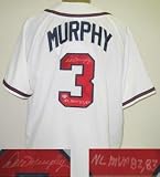 Dale Murphy Signed Atlanta Braves White Jersey - NL MVP 82, 83