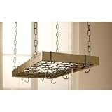 Rogar 2341 Rectangle with grid - Hammered Bronze/Brass