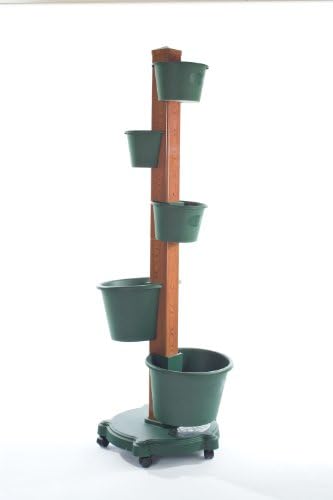 5 Planter Vertical Gardening System Finish: Hunter Green