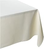 Rose Tree Royal Linen 60-By-104-Inch Oblong Tablecloth, Cream