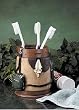 Golf Bag Resin Toothbrush Holder