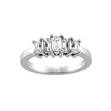 31au3oxvzEL. SL160  14K White Gold 1 1/3 ct. Emerald Cut Diamond Bridal Anniversary Band