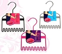 3 Steel Jewelry Hangers Just Hang it! Mini - Black, Pink and Silver Jewlery Organizer