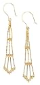 14k Yellow Gold Chandelier Earrings