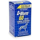 D-Worm 60 Liquid Wormer for Puppies & Dogs