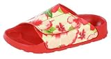 Produkt-Bild: Birkis Sandalen ''Samoa'' aus Birko-Flor in tropical garden red mit normalem Fussbett
