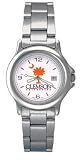 Clemson Tigers Ladies Varsity Sterling Silver Watch