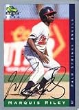 Marquis Riley, Palm Springs Angels - Angels Affiliate Autographed Card