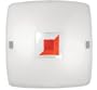 Eglo 88535A Input, Red, 2-Light Wall/Ceiling Light Fixture