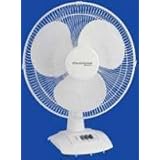 CONTINENTAL DESK FAN 16' OSCILLATING 3 SPEED