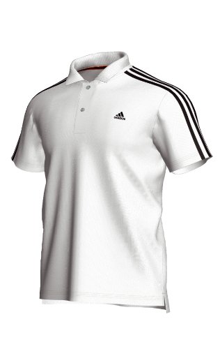 Adidas Herren Polo ESS 3S, white/black, L, HAX19165L Preisvergleich