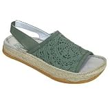 EARTH IPANEMA LADIES VEGAN SUMMER SLINGBACK SANDALS MOSS 9