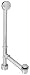 Touch-Toe Chrome Clawfoot Bath Tub Drain / Overflow
