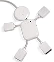 Four Port High Speed USB 2.0 /  USB 1.1 'Smiley' Hub Man for Use with Desktops / Laptops / Notebooks / Netbook / iMac / Macbook