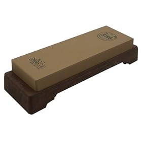 【クリックで詳細表示】KING 刃物超仕上用砥石 台付 ＃6000 最終超仕上用 S-1