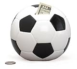 Soccer Shape Piggy Bank For Saving Money And Sports Decor