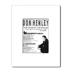 DON HENLEY I Will Not Go Quietly Tour 254x202mm Matted Music Print/Mini Poster - White