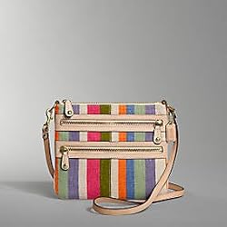 Coach Bonnie Legacy Stripe Crossbody Messenger Bag Swingpack 42570 Multi