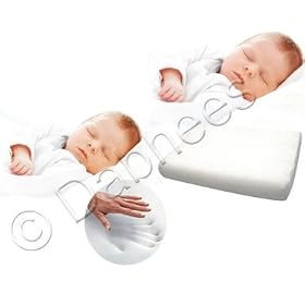 Dabhees Memory Foam Baby Pillow With Removable Wasahble Cover Cot Bed Safety Pillow (02681)