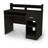 South Shore Axess Black Small Desk