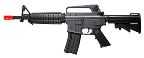 Jing Gong M4 M733 AEG Electric Powered Airsoft Rifle (Retractable Stock)
