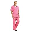 Contrast Trim Grmg Pants Lrg Geranium Pink/Black