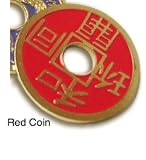 Chinese Coins - RED - Perfect for All of Your Routines.