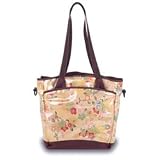 Sling Tote Diaper Bag - Gold Flower
