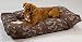 Large Indoor and Outdoor Camo Lounge Dog Bed
